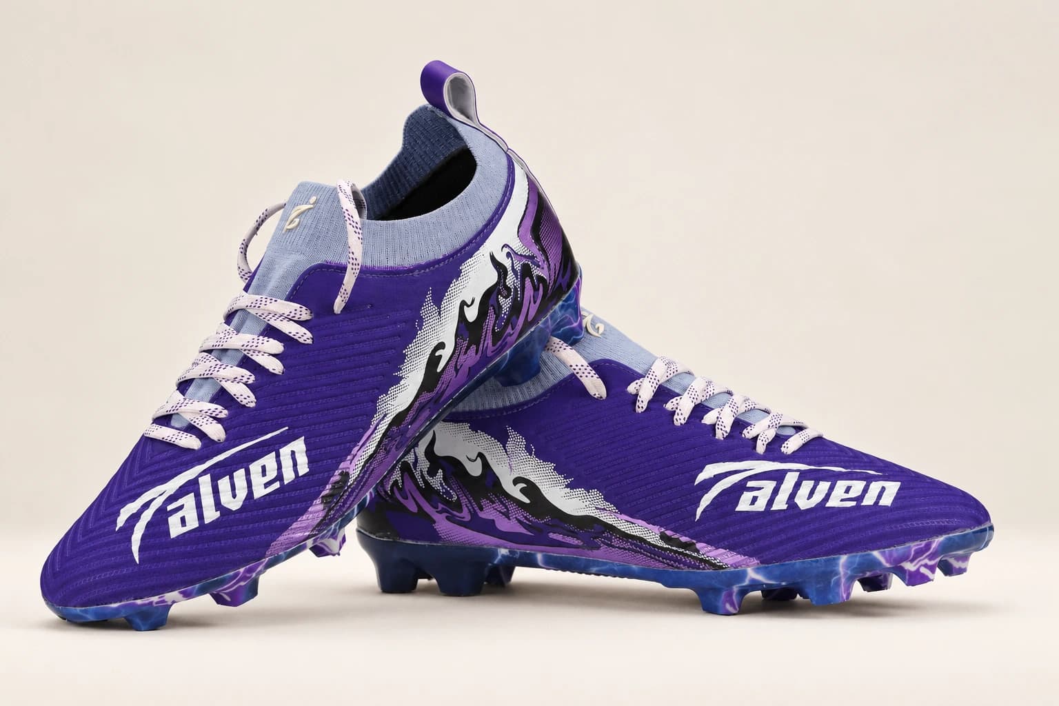 Stravion Purple, a pair on a studio backdrop.